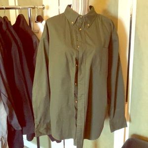 BIG SKY OUTFITTERS Men’s Olive 100% Cotton Shirt